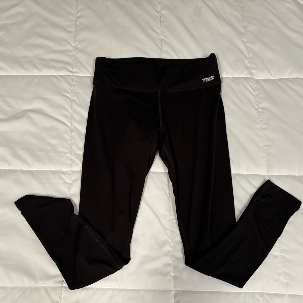 Pink Victoria Secret Black Leggings Women size M